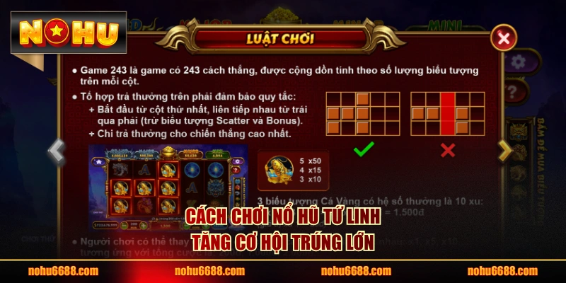 Cách chơi Nổ Hũ Tứ Linh tăng cơ hội trúng lớn