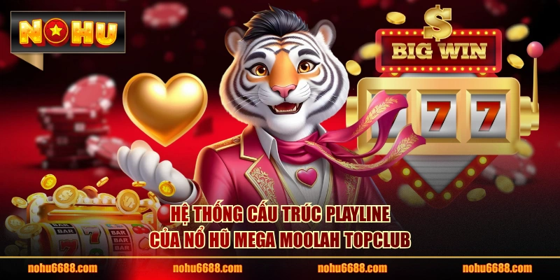 Hệ thống cấu trúc playline của nổ hũ Mega Moolah Topclub